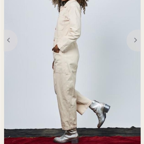 Bliss and Mischief long flight suit in ivory - Picture 4 of 9